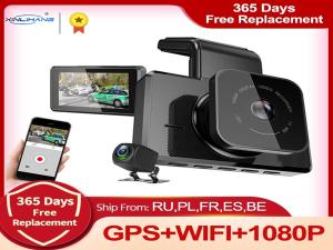 Wholesale CMOS 3 Inch Side View Dash Cam WIFI GPS Car Camcorder Front And Rear View from china suppliers