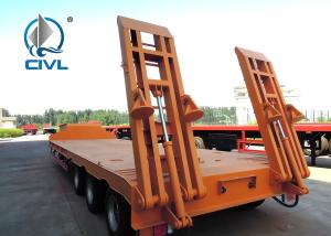 Wholesale Transport Towing Sinotruk CIVL Low Bed Semi Trailer Trucks 2 Legs 13M Length from china suppliers