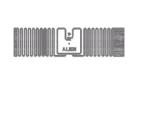 9.5 * 70mm die cut size, UHF Inlay AZ 9630 Dry Inlay / Wet Inlay Higgs-3, Higgs™