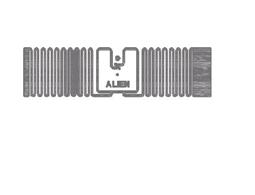 9.5 * 70mm die cut size, UHF Inlay AZ 9630 Dry Inlay / Wet Inlay Higgs-3, Higgs™