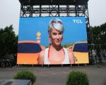 3840Hz Ultra Thin Led Stage Background Curtain Ultra HD P4.81 500 x500mm cabinet