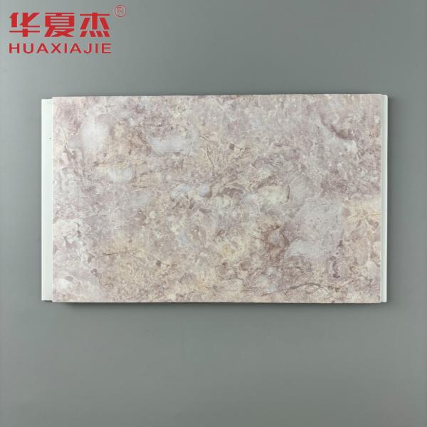 Durable Pearlescent Hot Stamping Pvc Wall Panel Prink Marble Decoration Panel