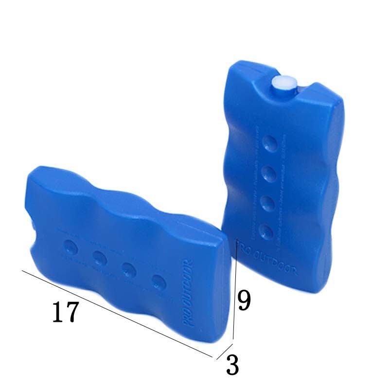 Custom shape 400ml HDPE hard plastic eutectic cold pack cooler freezer ice block