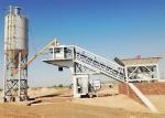 Central Mix Cement Batching Plant 25m3/H Continuous Mobile Mixing Plant