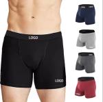 CUSTOMIZED LOGO Breathable Cotton MEN'S BOXER BRIEFS AND COMFORTABLE FOR MEN