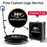 Automatic 360 Photo Booth for Business Events Free Custom Logo Input Voltage 110