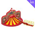 Funny Colorful 2.6M Volcano Climbing Slide Indoor Playground Equipment