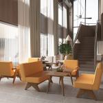 Five Star Hotel Lobby Furniture Negotiation Sofa Table And Chair Set