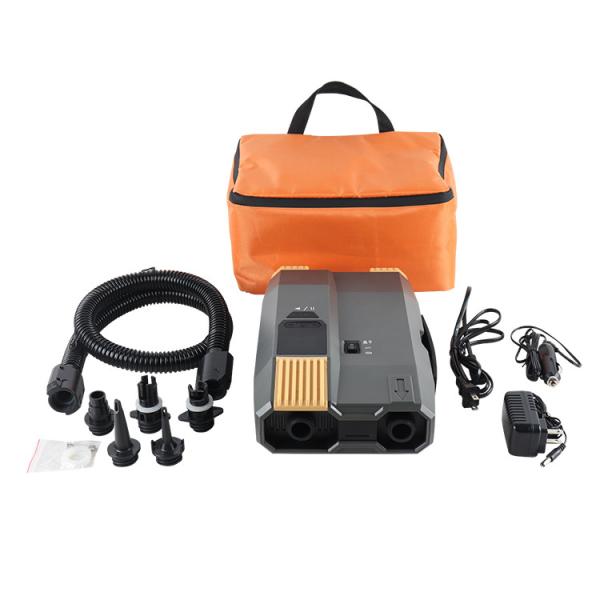 12V Digital Gauge 3-In-1 Paddle Board 5000mA Battery SUP Pump Adapter AC110V