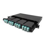 288 Port MTP MPO Cables UHD Fiber Optic Patch Panel 24 Port ROHS