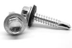 DIN Standard Stainless Steel Hexagonal Flange Drill Tail Screws with Phillips