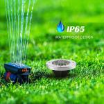 16 LEDs Solar Powered LED Ground Lights , In Ground Pathway Lights Easy