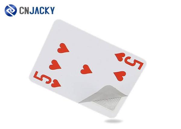 915mhz Customized Design RFID Smart Card RFID Playing Card / Poker Card For