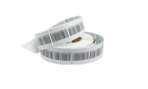China EAS rf soft label for retail store loss prevention 8.2mhz security label on sale