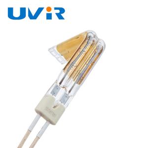 Wholesale Gold Coating Infrared Heating Element Tube L Type Quartz Glass Material from china suppliers