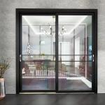 Hurricane Impact Aluminum Sliding Door For Balcony Big Tempered Glass Sliding
