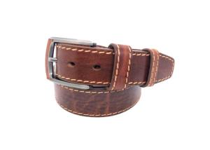 Wholesale 5 Oval Holes Mens Casual Leather Belt With Thick Thread And Decoration from china suppliers