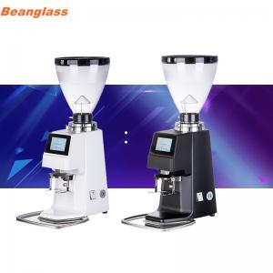 China Flat Burr Electric Coffee Grinder Commercial Automatic Coffee Grinder on sale