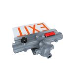 Explosion Proof Exit Sign Light Fixture 100-277V For Hazardous Locations