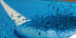 Elongation ≥ 100% Artificial Grass Rubber Granules For High Density Surfaces