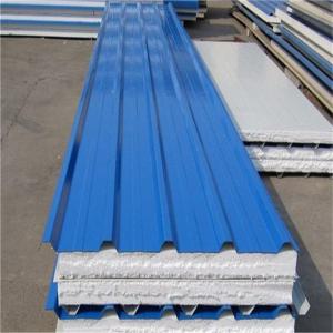 Wholesale 1050-100-0.426mm grey white waterproof eps sandwich roof panel for warehouse from china suppliers