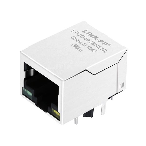 Belfuse L829-1J1T-JM Compatible LINK-PP LPJG4928HENL 100/1000 Base-T Tab Down