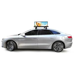 Wholesale Brightness Outdoor LED Advertising Panel 3-in-1 Pixel Car Top Display Screens from china suppliers