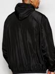 Large Pocket Front Mens Windbreaker Jacket With Hood Contract Color Printed