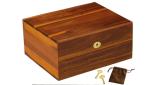 Large Premium Wooden Box Smooth stash Box with Hinged Lid Wooden Box with Lock