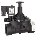Plastic Latching Liquid Water Solenoid Valve Pilot Operated DN 50MM 24VDC