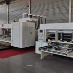 Multicolor Flexo Printing Slotting Die Cutting Machine Lead Edge Feeding