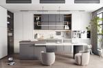 Kitchen Cabinets Shaker Hdf Artisan Luxury Grey Cabinet Artisan Transitional