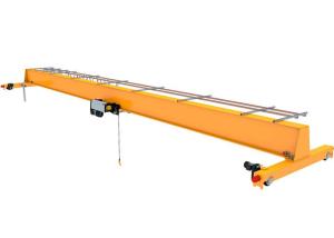 Wholesale EOT 3T Span 6m Single Girder Overhead Cranes Yellow Electric Hoist from china suppliers
