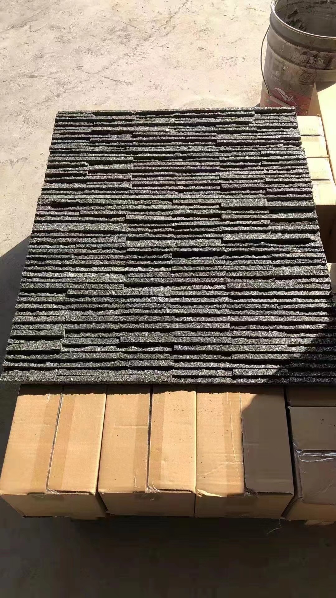Natural Grey Slate Stone Tiles For Home Decoration Abrasion Resistance