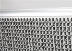 Hanging Glossy Chain Link Curtain , Decorative Insect Door Screen Aluminium