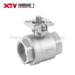 Acid Resistant 2PC Mounted Ball Valve Q11F-1000WOG Customizable for Media