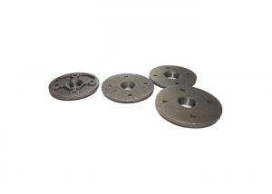 China Standard Cast Iron Pipe Flanges , Decorative Pipe Black Iron Pipe Floor Flange  3 4 on sale