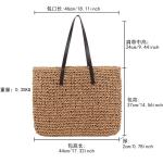 CROSS-BORDER NEW LARGE CAPACITY CASUAL STRAW BAG JAPAN AND SOUTH KOREA SHOULDER