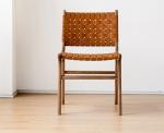 Mail Packing N Modern PU Leather Seat and Back Wooden Dining Chair with/without