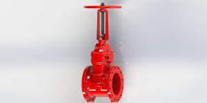 Wholesale Ductile Iron Gate Valve Ul Fm Approved Flanged / Grooved Connection EPDM Seal from china suppliers