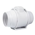 White Mixed-Flow 2 Speed Exhaust Duct Inline Fan 4 inch 5inch 6inch 8inch for