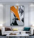 Color Handpainted Abstract Art Canvas Paintings Modern Canvas For Wall