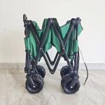 140LB Outdoor Camping Cart Easy Carrying Wide Pu Wheels Collapsible Folding