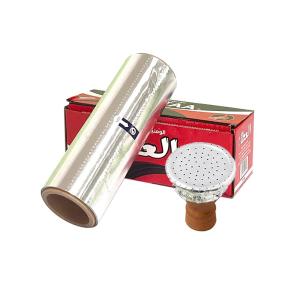 Wholesale Soft Temper Silver Aluminum Foil Hookah Shisha Roll with Cut Line and Holes 145mm*145mm from china suppliers