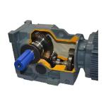 K37 Series Helical Bevel Gear Reducer Helical Bevel Gearmotor With AC Electric