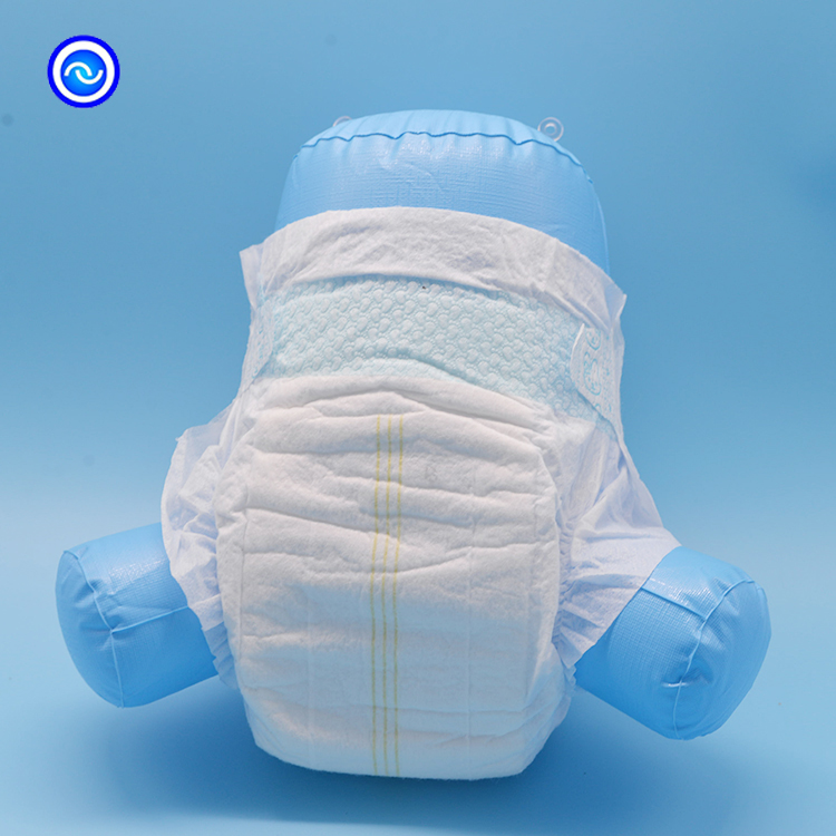 OEM Disposable Baby Diapers with 3D Leak Prevention Channel in Sizes S M L XL XXL XXXL