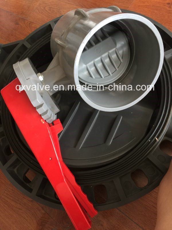High Quality 3/4&quot;-8&quot; Socket Type Plastic PVC Check Valve