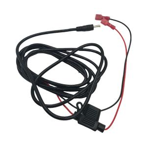 Wholesale Ratproof Chew Proof Resistant Metal Jacket DC 5.5x2.1mm 4.0x1.7mm to Spade Connector Power Extension Cable for Trail Cameras from china suppliers