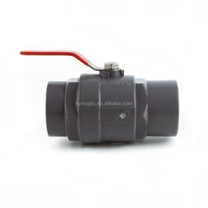 Wholesale General 1/2 PVC Ball Valve with Steel Handle and 1.0MPA Pressure ASTM/DIN/ASNZ/JIS Standard from china suppliers
