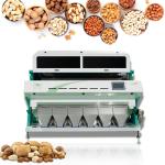 6 Chutes 384 Channels Millet Grain Bean Dried Nuts Color Sorter 2 Years Warranty
